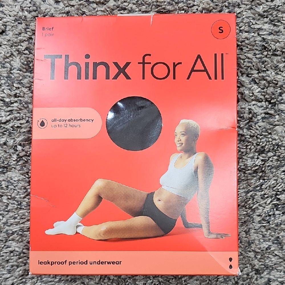 Thinx Black Comfort Briefs Intimates